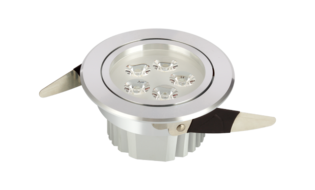 LED 5W 内斜边天花灯（连体透镜）开孔95mm 黄光白光中性光